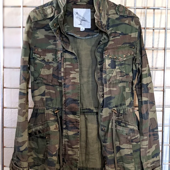 White Crow (Anthropology) Camouflage Utility Jacket. Size:. XS - Picture 1 of 11